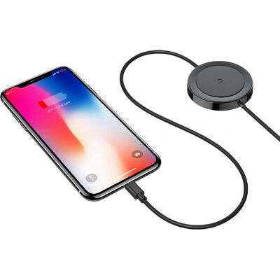 Chargeur Sans Fil avec Câble Lightning - Chargement sans fil - Noir Chargeur Sans Fil avec Câble Lightning - Chargement sans fil - Noir