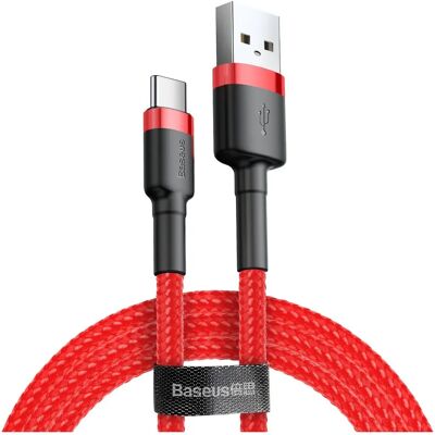 USB Kabel Cafule od Baseus - 2 m, Červený, USB 2.0 & USB-C USB Kabel Cafule od Baseus - 2 m, Červený, USB 2.0 & USB-C