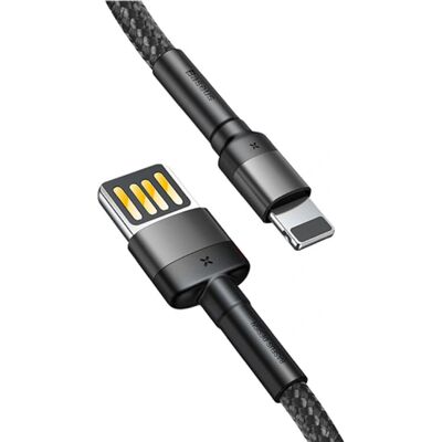 Baseus Cafule 1m Lightning USB-Kabel – Schwarz, Grau Baseus Cafule 1m Lightning USB-Kabel – Schwarz, Grau