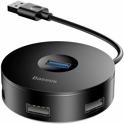 Baseus USB-Hub 4-in-1 - Schnelle Datenübertragung Baseus USB-Hub 4-in-1 - Schnelle Datenübertragung