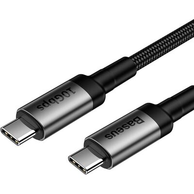 Baseus Cafule USB C Kabel 1m Černá/Sedá - USB kabel Baseus Cafule USB C Kabel 1m Černá/Sedá - USB kabel
