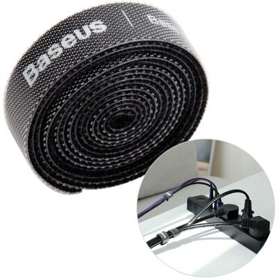 Baseus Rainbow Circle Kábel Rendező - 1M Fekete Baseus Rainbow Circle Kábel Rendező - 1M Fekete