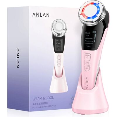 Anlan Gezichtsmassageapparaat Diepe Reiniging LED Licht Huidverzorging Rimpelverwijdering Anlan Gezichtsmassageapparaat Diepe Reiniging LED Licht Huidverzorging Rimpelverwijdering