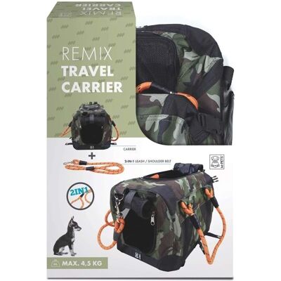M PETS REMIX 2 in 1 Draagtasje - Faltbar, Lichtgewicht, Camouflage & Oranje M PETS REMIX 2 in 1 Draagtasje - Faltbar, Lichtgewicht, Camouflage & Oranje
