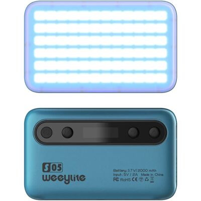 Luz RGB portátil Weeylite S05 - Luz de video LED Luz RGB portátil Weeylite S05 - Luz de video LED