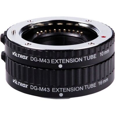Adaptador de lente de cámara VILTROX DG-M43 - Negro - Adaptador de lente para cámara Adaptador de lente de cámara VILTROX DG-M43 - Negro - Adaptador de lente para cámara