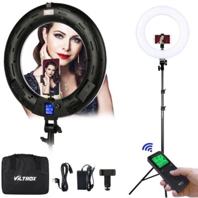 Viltrox VL-600T LED-Ringlicht - 3400LM 45W 3300K-5600K - Video & Foto Viltrox VL-600T LED-Ringlicht - 3400LM 45W 3300K-5600K - Video & Foto