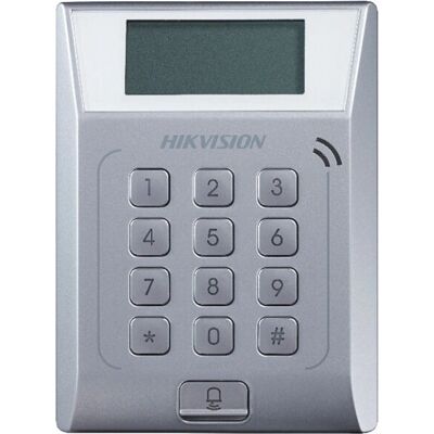 Hikvision DS-K1T802E Zutrittskontrollleser - Standalone RFID-Kartenleser, Silber Hikvision DS-K1T802E Zutrittskontrollleser - Standalone RFID-Kartenleser, Silber