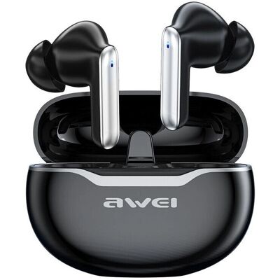 AWEI Bluetooth 5.3 T50 TWS Kopfhörer - Schwarz AWEI Bluetooth 5.3 T50 TWS Kopfhörer - Schwarz