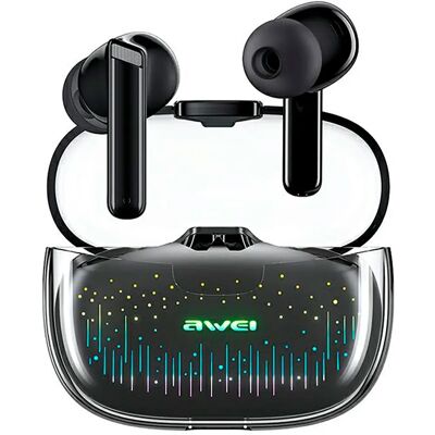 Awei Bluetooth 5.3 T52 Pro2 Słuchawki + Stacja dokująca - Słuchawki Awei Bluetooth 5.3 T52 Pro2 Słuchawki + Stacja dokująca - Słuchawki