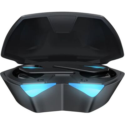 AWEI Bluetooth 5.0 T23 TWS słuchawki gamingowe + stacja ładująca czarna AWEI Bluetooth 5.0 T23 TWS słuchawki gamingowe + stacja ładująca czarna