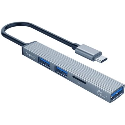 Orico USB-Hub mit MicroSD & 3 USB-A-Anschlüssen - Notebook Docking Orico USB-Hub mit MicroSD & 3 USB-A-Anschlüssen - Notebook Docking