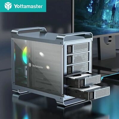 Yottamaster - 5 Bay Raid TypeB - RGB Fan Yottamaster - 5 Bay Raid TypeB - RGB Fan