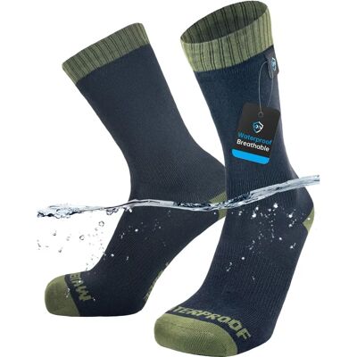 DexShell Olive Thermlite Chaussettes Imperméables - Extérieur - Publicité DexShell Olive Thermlite Chaussettes Imperméables - Extérieur - Publicité