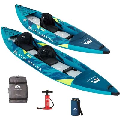 Aqua Marina Steam 312 - Kayak polyvalent - Bleu - Publicité Aqua Marina Steam 312 - Kayak polyvalent - Bleu - Publicité