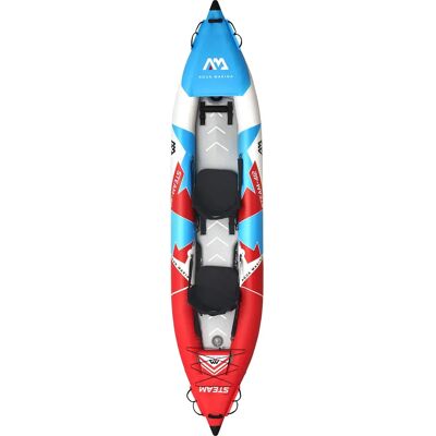 Aqua Marina Kayak Steam K2 Professional - Kayak gonflable pour mer 2 personnes - Publicité Aqua Marina Kayak Steam K2 Professional - Kayak gonflable pour mer 2 personnes - Publicité