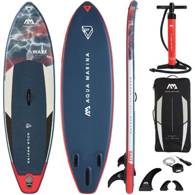 Aqua Marina Wave 8'8" aufblasbares Stand Up Paddle - Surfset Aqua Marina Wave 8'8" aufblasbares Stand Up Paddle - Surfset