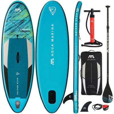 Aqua Marina Vibrant Youth 244cm 8ft SUP Inflável - Crianças Azul Aqua Marina Vibrant Youth 244cm 8ft SUP Inflável - Crianças Azul