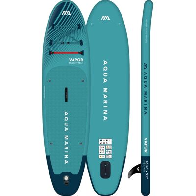 Oppblåsbart kajakk Aqua Marina Vapor 10ft4 / 315cm - Turkis Oppblåsbart kajakk Aqua Marina Vapor 10ft4 / 315cm - Turkis
