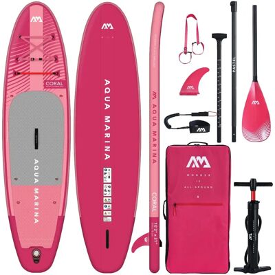 Aqua Marina Coral 10'2'' Paddleboard - Malina - All Round Plus Aqua Marina Coral 10'2'' Paddleboard - Malina - All Round Plus