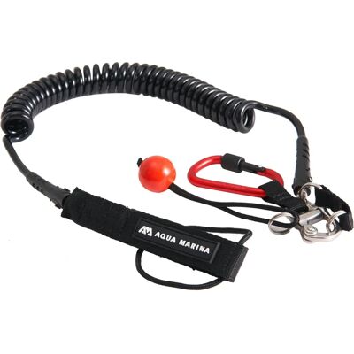 Aqua Marina Paddle Board Leash - 9'/7mm, Schnellverschluss, Fluss Aqua Marina Paddle Board Leash - 9'/7mm, Schnellverschluss, Fluss