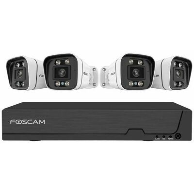 Foscam FN9108E-B4-2T Kit de Videovigilancia 8 Canales 5MP Foscam FN9108E-B4-2T Kit de Videovigilancia 8 Canales 5MP