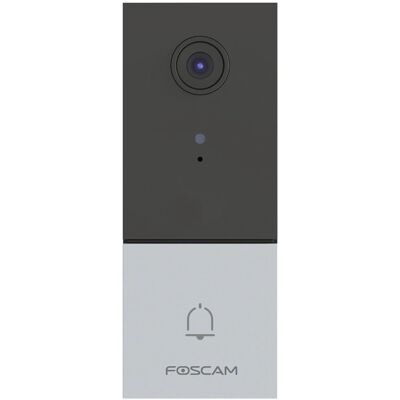 Système Vidéo Interphone Foscam VD1 - 4 MP, Noir, Argent Système Vidéo Interphone Foscam VD1 - 4 MP, Noir, Argent