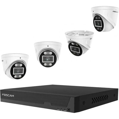 Foscam FN9108E-T4-2T Kit de Vigilancia PoE de 8 Canales 5MP Foscam FN9108E-T4-2T Kit de Vigilancia PoE de 8 Canales 5MP