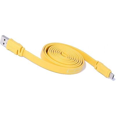 Remax - Data Cable Ruler Micro-USB USB - Yellow - Cable Remax - Data Cable Ruler Micro-USB USB - Yellow - Cable