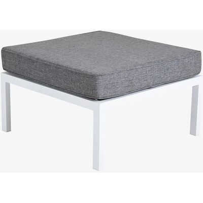Brafab Weldon Weiß/ Grau Unisex Fußhocker - Fußhocker Brafab Weldon Weiß/ Grau Unisex Fußhocker - Fußhocker