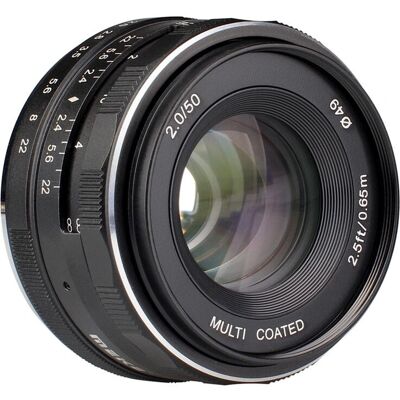Meike 50mm F2.0 Sony E-Mount Objektiv - Kompaktes Metalldesign Meike 50mm F2.0 Sony E-Mount Objektiv - Kompaktes Metalldesign