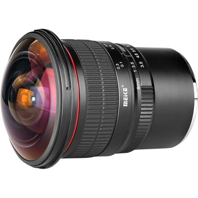Meike 8mm F3.5 Weitwinkel Fischaugenobjektiv für Canon EF-M Meike 8mm F3.5 Weitwinkel Fischaugenobjektiv für Canon EF-M