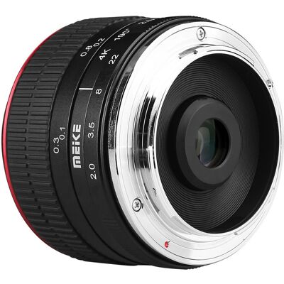Meike 6.5mm f/2-22 MFT Weitwinkel-Fischaugenobjektiv - Fischauge-Objektiv Meike 6.5mm f/2-22 MFT Weitwinkel-Fischaugenobjektiv - Fischauge-Objektiv