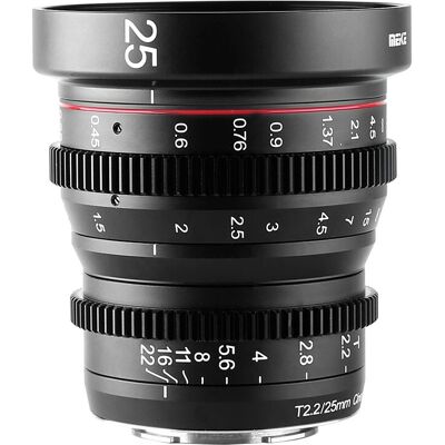 Meike 25mm T2.2 Micro 4/3 Cinema Lens Meike 25mm T2.2 Micro 4/3 Cinema Lens