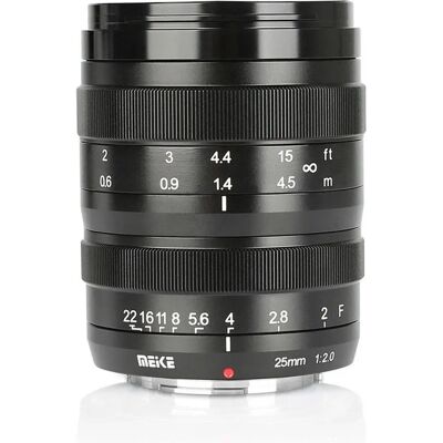 Meike MK-25mm F2.0 Mikro Four Thirds Objektiv - Manuelle Fokussierung Meike MK-25mm F2.0 Mikro Four Thirds Objektiv - Manuelle Fokussierung