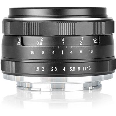 Meike 25mm F1.8 Kameraobjektiv - Weitwinkel, Manueller Fokus Meike 25mm F1.8 Kameraobjektiv - Weitwinkel, Manueller Fokus