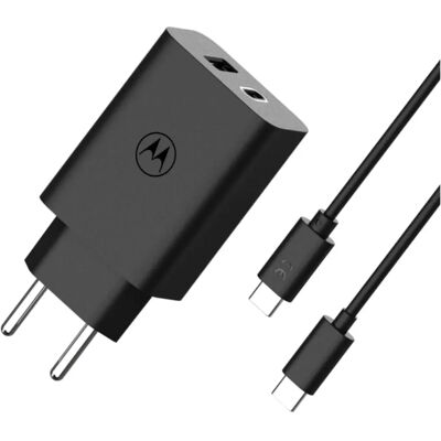 Motorola Reise-Ladegerät TurboPower 50W Dual USB-C USB-A Motorola Reise-Ladegerät TurboPower 50W Dual USB-C USB-A