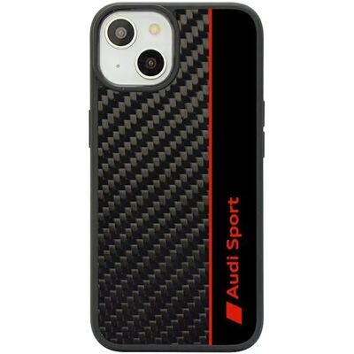 Audi iPhone 14 Carbon Fiber Stripe Hülle - Handyhülle Audi iPhone 14 Carbon Fiber Stripe Hülle - Handyhülle
