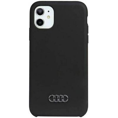 Audi iPhone 11/Xr Silikonhülle - Schwarz Luxus Schutz Audi iPhone 11/Xr Silikonhülle - Schwarz Luxus Schutz