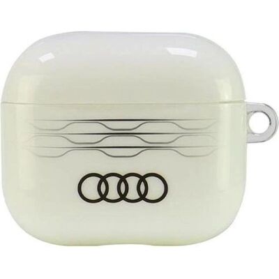 Audi AU-IMLAP3-A6/D3-WE AirPods 3 Hülle - Geometrisches Muster, Weiß Audi AU-IMLAP3-A6/D3-WE AirPods 3 Hülle - Geometrisches Muster, Weiß