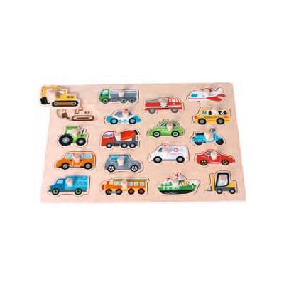 Spielba - Holzspielwaren 520075 - 18-teilig - Puzzle Spielba - Holzspielwaren 520075 - 18-teilig - Puzzle
