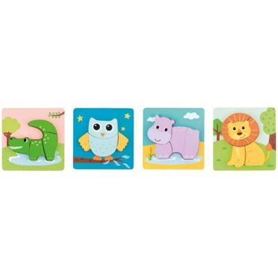 Spielba 520224 Tierpuzzle Set - Puzzle Spielba 520224 Tierpuzzle Set - Puzzle