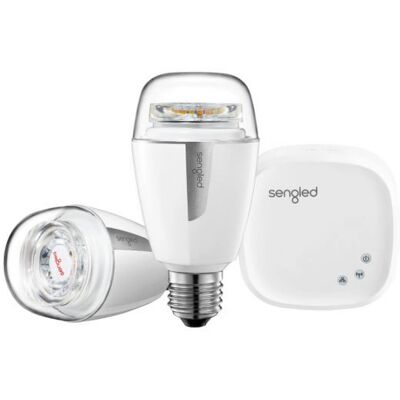 Kit de Iluminação Inteligente Branco Sengled - Wi-Fi, LED, E27 Kit de Iluminação Inteligente Branco Sengled - Wi-Fi, LED, E27