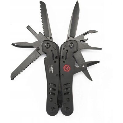Ganzo G302-B Multitool - 26 Funkcji, Czarny, Pełny rozmiar Ganzo G302-B Multitool - 26 Funkcji, Czarny, Pełny rozmiar