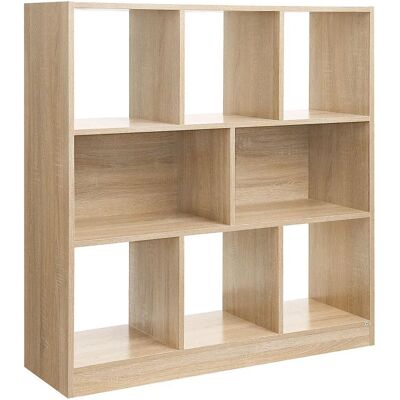 VASAGLE Beiger Eichenschrank - Bücherregal VASAGLE Beiger Eichenschrank - Bücherregal