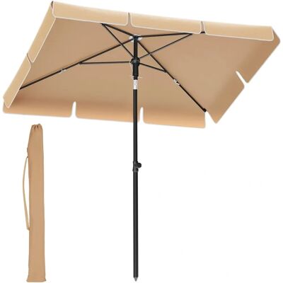 Sonnenschutz-Schirm - Rechteckiger Gartenregenschirm mit UPF 50+ Sonnenschutz-Schirm - Rechteckiger Gartenregenschirm mit UPF 50+