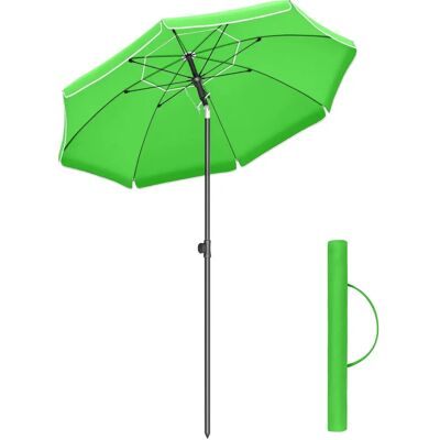 SONGMICS Green 1.6m Sun Protection Beach Umbrella - Beach Umbrella SONGMICS Green 1.6m Sun Protection Beach Umbrella - Beach Umbrella