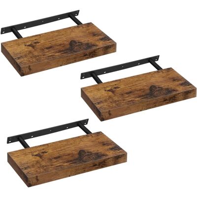Étagère Murale Rustique Marron - 40cm - Pour Livres, Photos, Objets de Collection - Publicité Étagère Murale Rustique Marron - 40cm - Pour Livres, Photos, Objets de Collection - Publicité