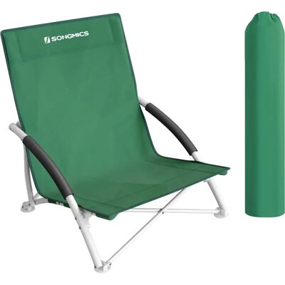 SONGMICS Green Oxford Fabric Beach Chair - Beach Chair SONGMICS Green Oxford Fabric Beach Chair - Beach Chair