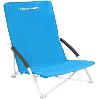 SONGMICS Blauer Campingstuhl - Klappbar mit Tragetasche SONGMICS Blauer Campingstuhl - Klappbar mit Tragetasche